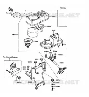 COMPTEURS pour Kawasaki KE100 1988