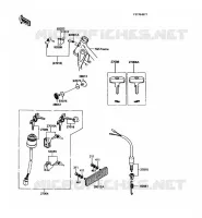 CONTACTEUR pour Kawasaki KE100 1988