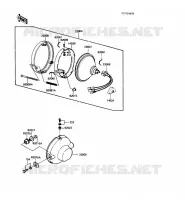 OPTIQUE ZGT00A 009976) pour Kawasaki KE100 1988