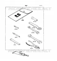 OUTIL pour Kawasaki KE100 1988