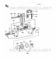 VILEBREQUIN/PISTON pour Kawasaki KE100 1988