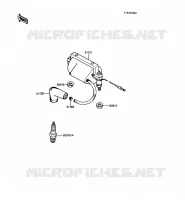 BOBINE D'ALLUMAGE pour Kawasaki KE100 1989