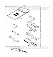 OUTIL pour Kawasaki KE100 1989
