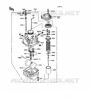 CARBURATEUR pour Kawasaki KE100 1994