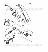 CLIGNOTANTS pour Kawasaki KE100 1994