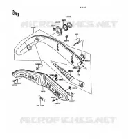 &Eacute;CHAPPEMENT pour Kawasaki KE100 1994