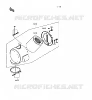 FILTRE A AIR pour Kawasaki KE100 1994