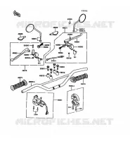GUIDON pour Kawasaki KE100 1994
