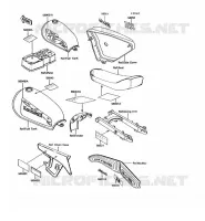 LABEL pour Kawasaki KE100 1994