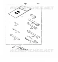 OUTIL UTILISATEUR pour Kawasaki KE100 1994