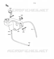 R&Eacute;SERVOIR D'HUILE pour Kawasaki KE100 1994