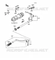 SELECTEUR pour Kawasaki KE100 1994
