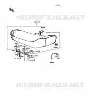 SELLE pour Kawasaki KE100 1994