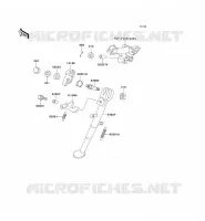 BEQUILLES pour Kawasaki KE100 1999