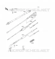 CABLES pour Kawasaki KE100 1999