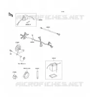 CHASSIS EQUIPMENT ELECTRIQUE pour Kawasaki KE100 1999