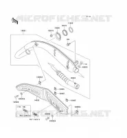 &Eacute;CHAPPEMENT pour Kawasaki KE100 1999