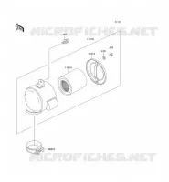 FILTRE A AIR pour Kawasaki KE100 1999