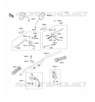 GUIDON pour Kawasaki KE100 1999