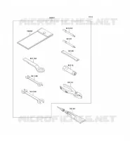OUTIL UTILISATEUR pour Kawasaki KE100 1999