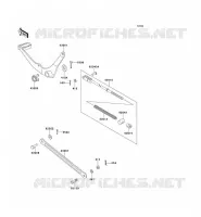 PEDALE DE FREIN pour Kawasaki KE100 1999
