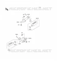 REPOSE PIED pour Kawasaki KE100 1999