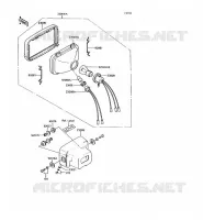 OPTIQUE ZGT00A 009976) pour Kawasaki KH125 1992