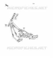CH&Acirc;SSIS pour Kawasaki KH125 1994