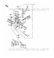 MAITRE CYLINDRE AV pour Kawasaki KH125 1994