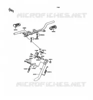 REPOSE PIED pour Kawasaki KH125 1994