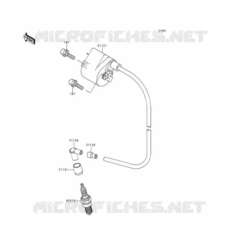SYSTEME D&acute;ALLUMAGE Kawasaki MOTOS 125 2000 GTO SPEEDSTER  KH125-M5
