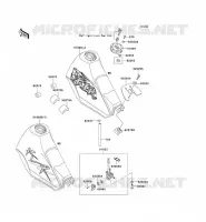RESERVOIR CARBURANT pour Kawasaki KLR250 1995