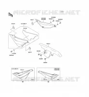 CACHE LAT&Eacute;RAL/GARDE CHAINE pour Kawasaki SUPER SHERPA 2007
