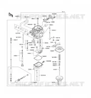 CARBURATEUR pour Kawasaki SUPER SHERPA 2007