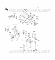 CHASSIS EQUIPMENT ELECTRIQUE pour Kawasaki SUPER SHERPA 2007