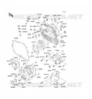 COUVERCLES MOTEUR pour Kawasaki SUPER SHERPA 2007