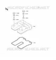 COUVRE CULASSE pour Kawasaki SUPER SHERPA 2007