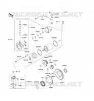D&Eacute;MARREUR pour Kawasaki SUPER SHERPA 2007