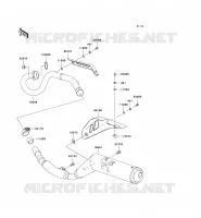 &Eacute;CHAPPEMENT pour Kawasaki SUPER SHERPA 2007
