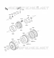 EMBRAYAGE pour Kawasaki SUPER SHERPA 2007