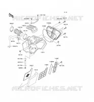 FILTRE A AIR pour Kawasaki SUPER SHERPA 2007