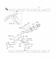 GARDE BOUE pour Kawasaki SUPER SHERPA 2007
