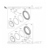 ROUE/PNEUS pour Kawasaki SUPER SHERPA 2007