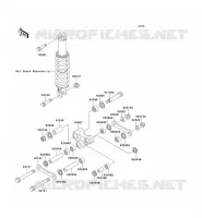 SUSPENSION ARRI&Egrave;RE pour Kawasaki SUPER SHERPA 2007