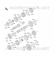TRANSMISSION pour Kawasaki SUPER SHERPA 2007