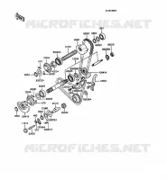 BALANCIER pour Kawasaki KLR500 1988