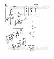 CONTACTEUR pour Kawasaki KLR500 1988