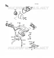 FILTRE A AIR pour Kawasaki KLR500 1988