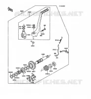 PIECE EN OPTION pour Kawasaki KLR500 1988
