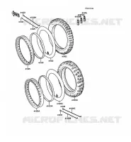 PNEUS pour Kawasaki KLR500 1988
